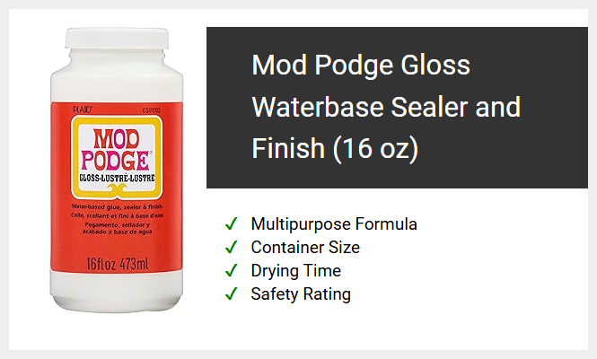 Mod Podge Gloss Waterbase Sealer and Finish (16 oz)