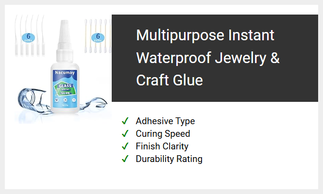Multipurpose Instant Waterproof Jewelry & Craft Glue