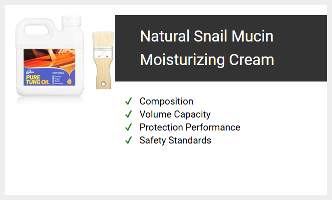 Natural Snail Mucin Moisturizing Cream