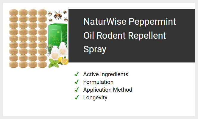 NaturWise Peppermint Oil Rodent Repellent Spray