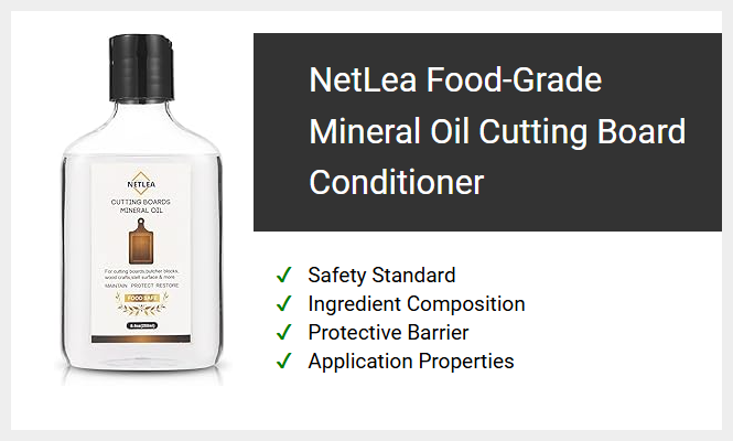 NetLea Food-Grade Mineral Oil Cutting Board Conditioner