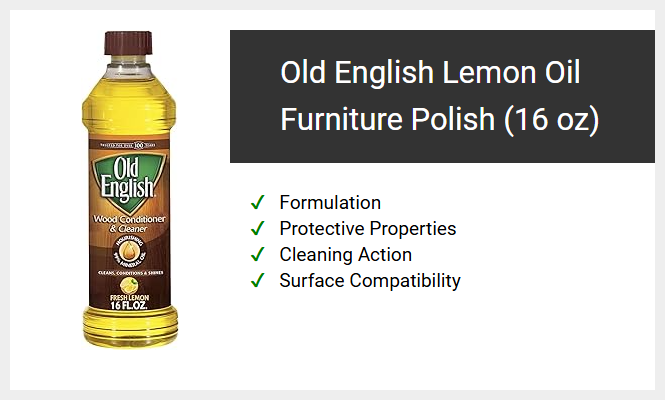 Old English Lemon Oil Furniture Polish (16 oz)