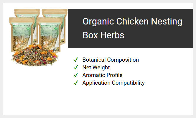 Organic Chicken Nesting Box Herbs