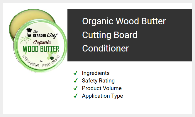 Organic Wood Butter Cutting Board Conditioner