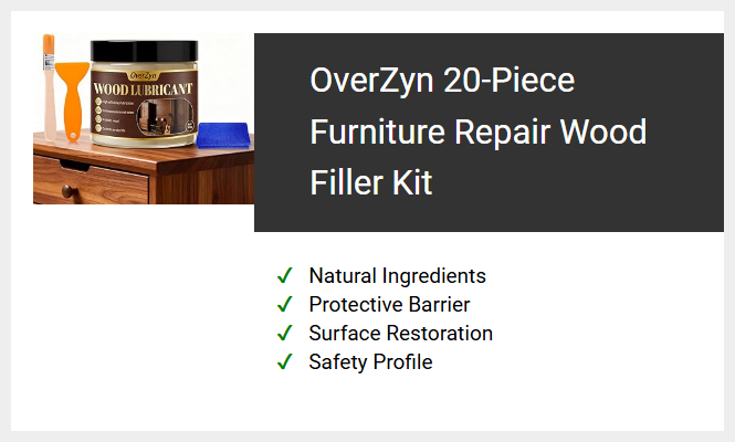 OverZyn 20-Piece Furniture Repair Wood Filler Kit