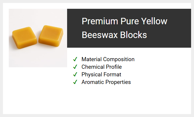 Premium Pure Yellow Beeswax Blocks