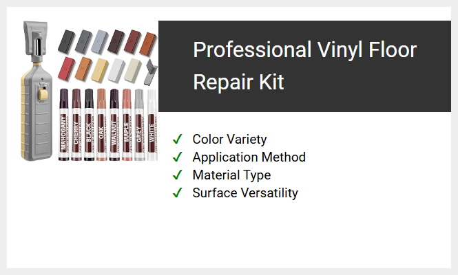 Professional Vinyl Floor Repair Kit