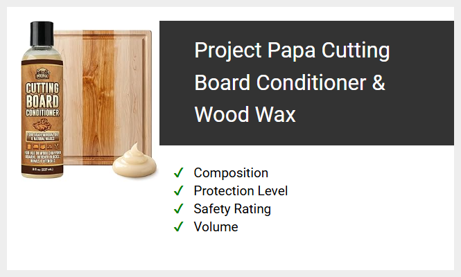 Project Papa Cutting Board Conditioner & Wood Wax