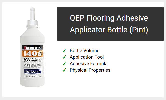QEP Flooring Adhesive Applicator Bottle (Pint)