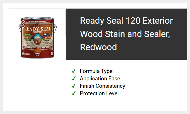Ready Seal 120 Exterior Wood Stain and Sealer, Redwood