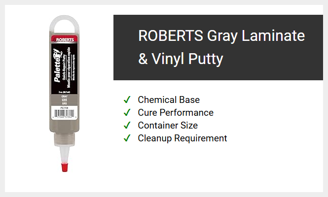 ROBERTS Gray Laminate & Vinyl Putty