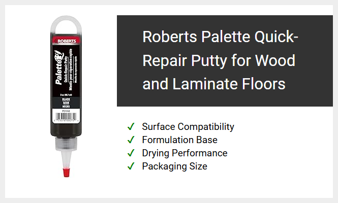 Roberts Palette Quick-Repair Putty for Wood and Laminate Floors