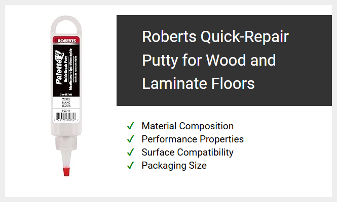 Roberts Quick-Repair Putty for Wood and Laminate Floors