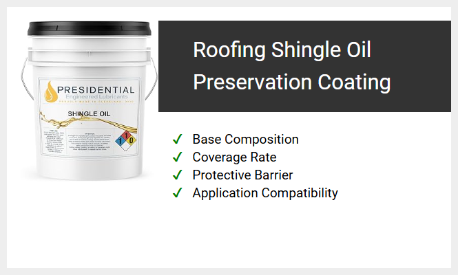 Roofing Shingle Oil Preservation Coating