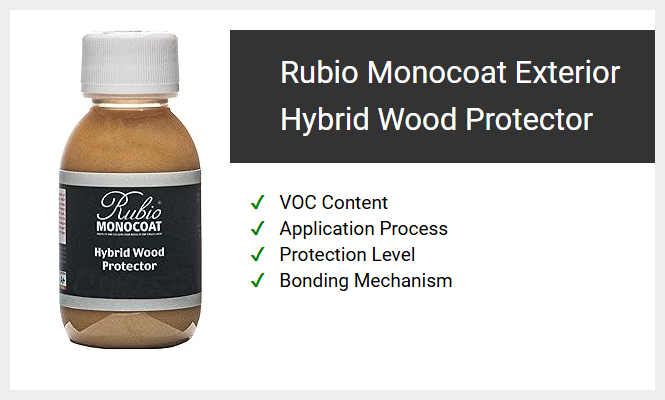 Rubio Monocoat Exterior Hybrid Wood Protector