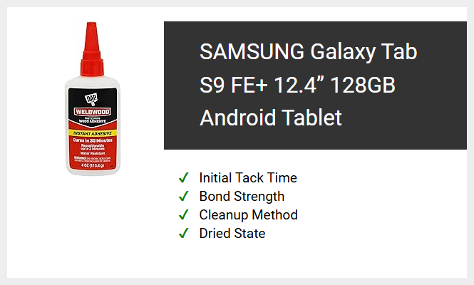 SAMSUNG Galaxy Tab S9 FE+ 12.4” 128GB Android Tablet