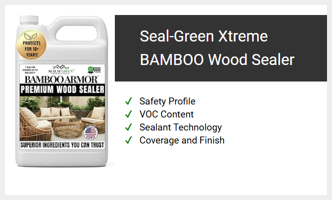 Seal-Green Xtreme BAMBOO Wood Sealer