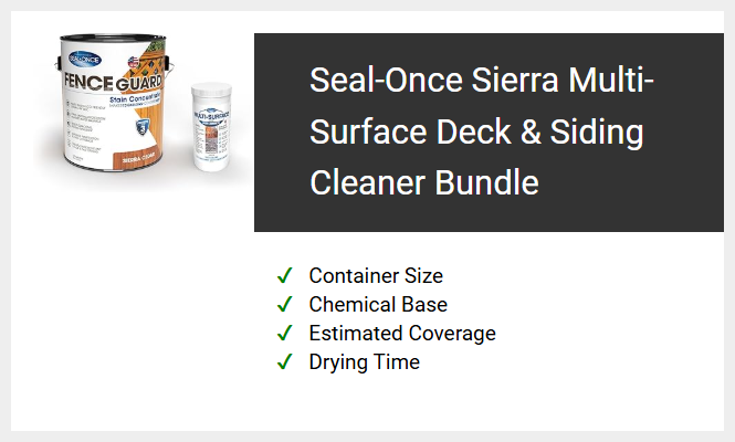 Seal-Once Sierra Multi-Surface Deck & Siding Cleaner Bundle