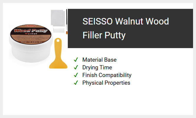 SEISSO Walnut Wood Filler Putty