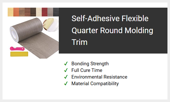Self-Adhesive Flexible Quarter Round Molding Trim