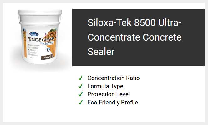 Siloxa-Tek 8500 Ultra-Concentrate Concrete Sealer