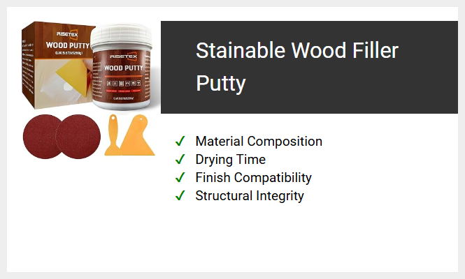 Stainable Wood Filler Putty