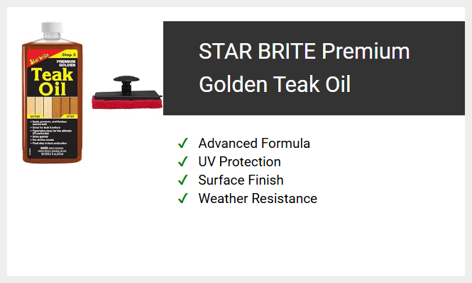 STAR BRITE Premium Golden Teak Oil