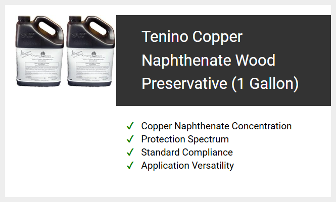 Tenino Copper Naphthenate Wood Preservative (1 Gallon)
