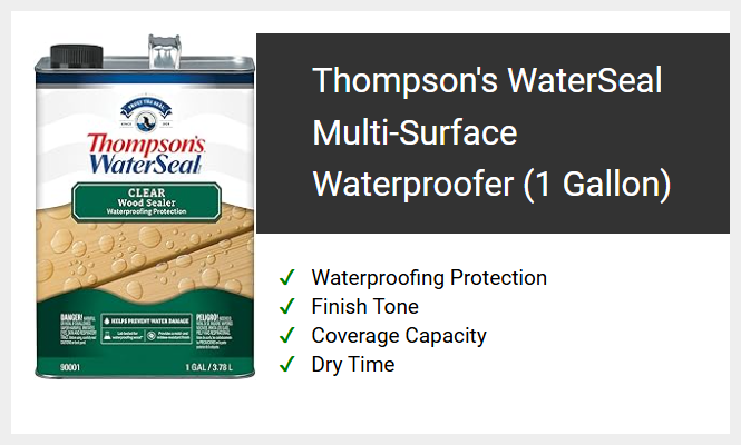 Thompson's WaterSeal Multi-Surface Waterproofer (1 Gallon)