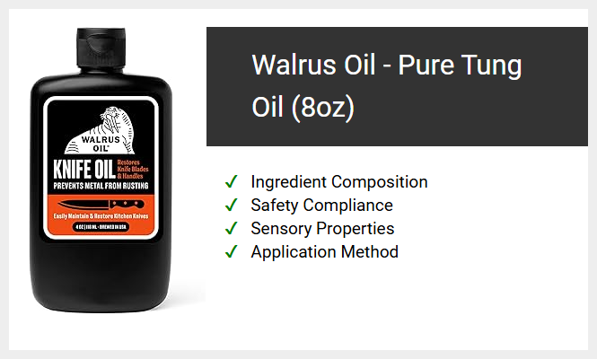 Walrus Oil - Pure Tung Oil (8oz)