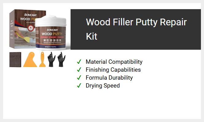Wood Filler Putty and Repair Kit