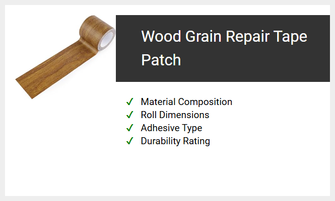 Wood Grain Repair Tape Patch
