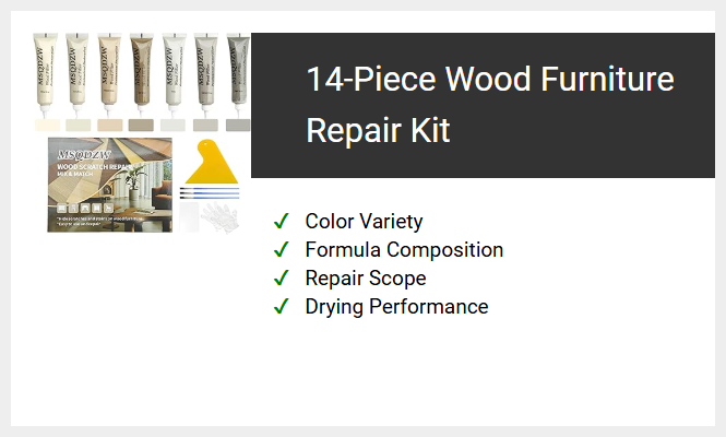 14-Piece Wood Furniture Repair Kit