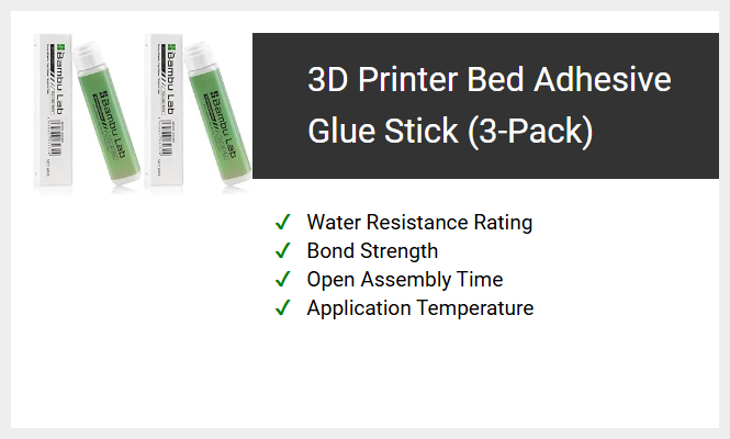 3D Printer Bed Adhesive Glue Stick (3-Pack)