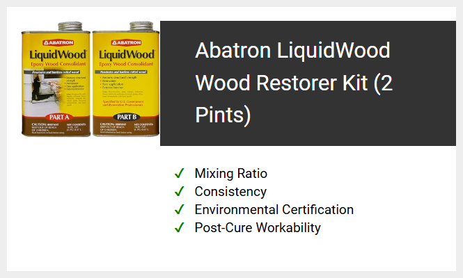 Abatron LiquidWood Wood Restorer Kit (2 Pints)