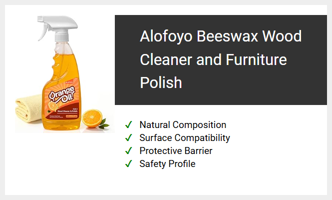 Alofoyo Beeswax Wood Cleaner and Furniture Polish