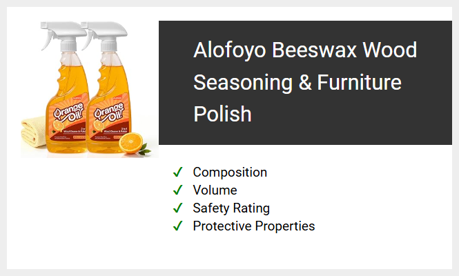 Alofoyo Beeswax Wood Seasoning & Furniture Polish