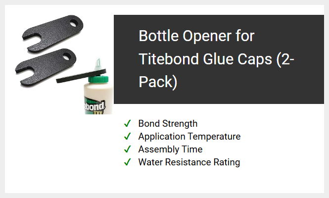 Bottle Opener for Titebond Glue Caps (2-Pack)