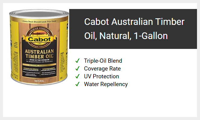 Cabot Australian Timber Oil, Natural, 1-Gallon
