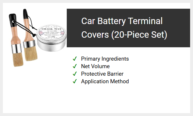 Car Battery Terminal Covers (20-Piece Set)