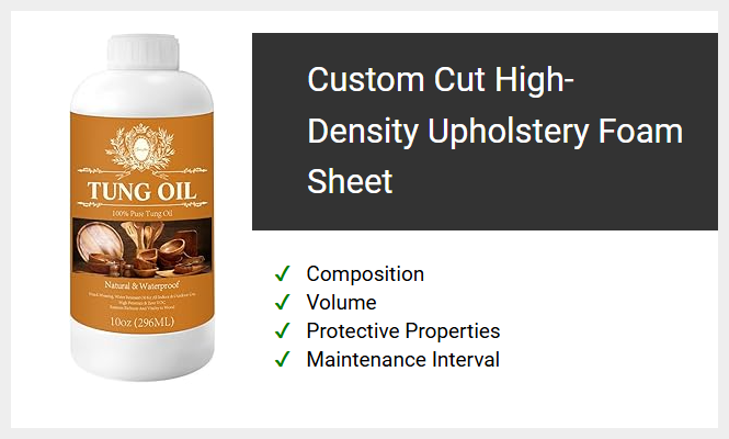 Custom Cut High-Density Upholstery Foam Sheet