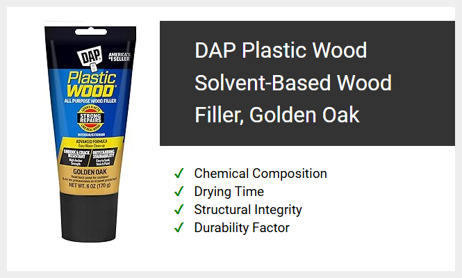 DAP Plastic Wood Solvent-Based Wood Filler, Golden Oak