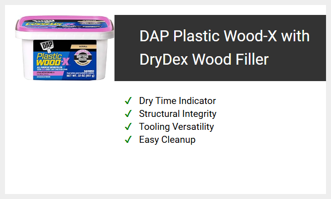 DAP Plastic Wood-X with DryDex Wood Filler