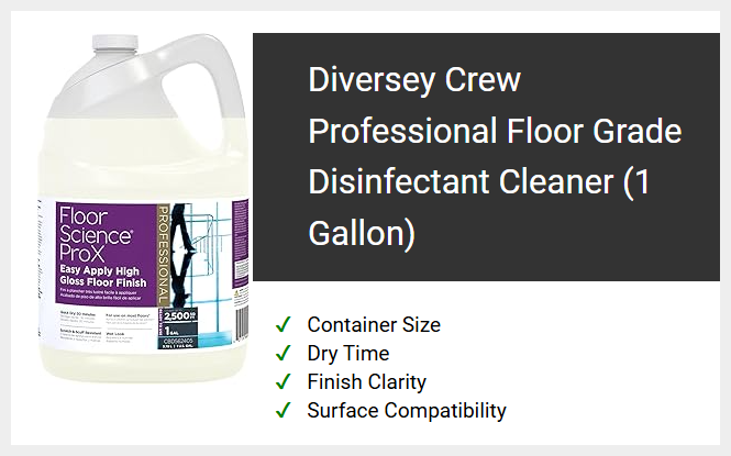 Diversey Crew Professional Floor Grade Disinfectant Cleaner (1 Gallon)