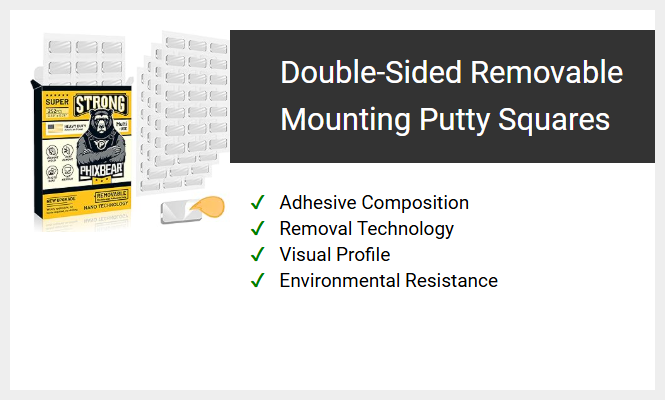 Double-Sided Removable Mounting Putty Squares