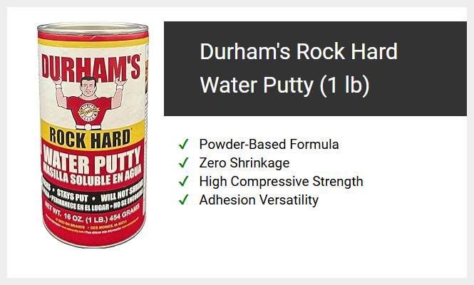 Durham's Rock Hard Water Putty (1 lb)