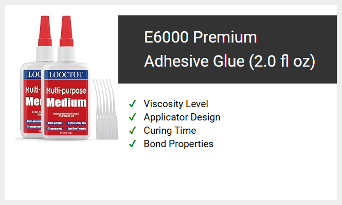 E6000 Premium Adhesive Glue (2.0 fl oz)