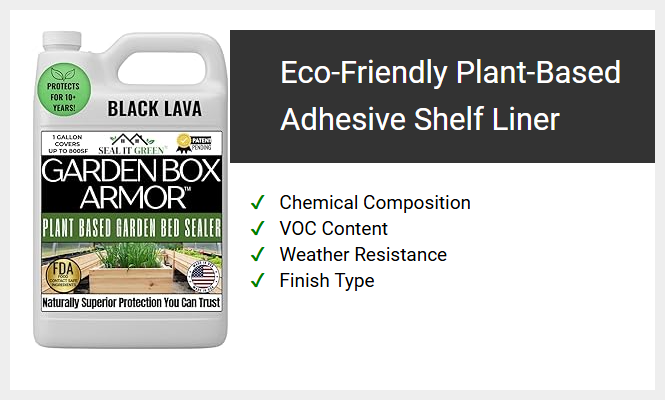 Eco-Friendly Plant-Based Adhesive Shelf Liner