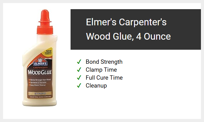 Elmer's Carpenter's Wood Glue, 4 Ounce