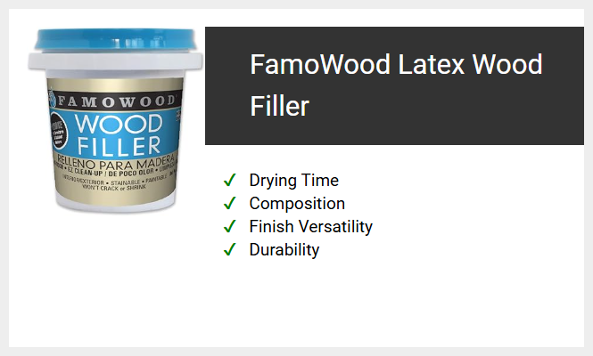 FamoWood Latex Wood Filler